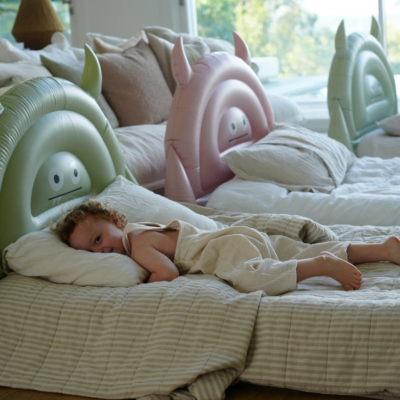 SunnyLife-Kids Sleepover Bed- Monster Sage-Swanky Boutique Malta 