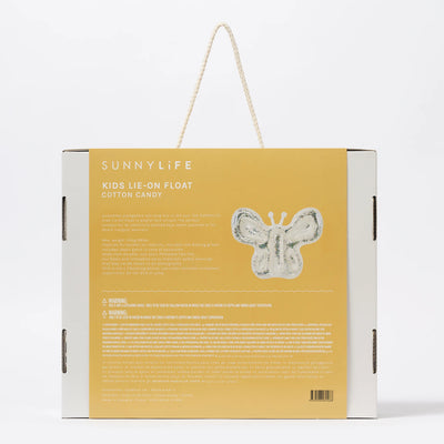 SunnyLife-Kids Lie-On Float - Butterfly Cotton Candy Glitter-Swanky Boutique Malta 