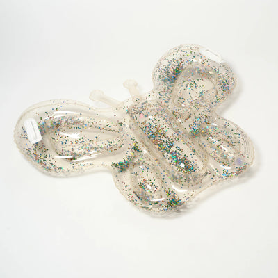 SunnyLife-Kids Lie-On Float - Butterfly Cotton Candy Glitter-Swanky Boutique Malta 
