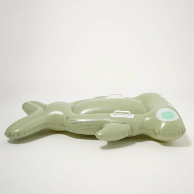 SunnyLife-Kids Lie-On Float - Salty the Shark Khaki-Swanky Boutique Malta 