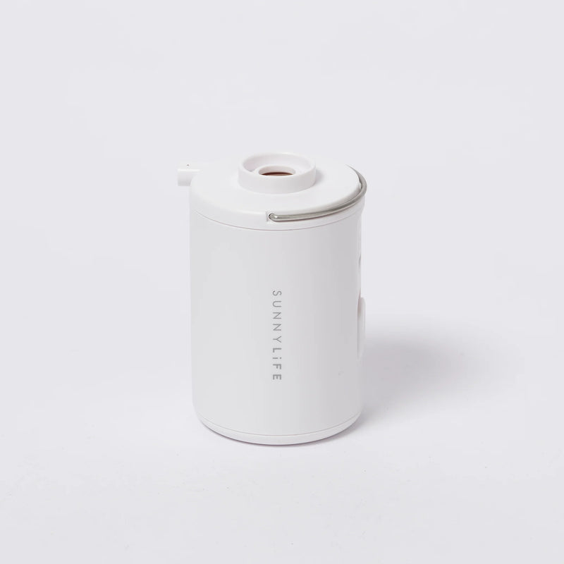 SunnyLife-Mini Electric Air Pump- Universal White-Swanky Boutique Malta 