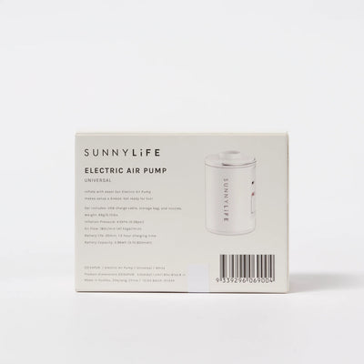 SunnyLife-Mini Electric Air Pump- Universal White-Swanky Boutique Malta 