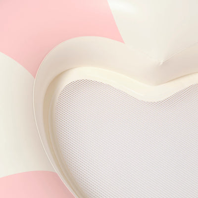 SunnyLife-Pool Ring, Luxe- Stole My Heart, Pink Stripe-Swanky Boutique Malta 