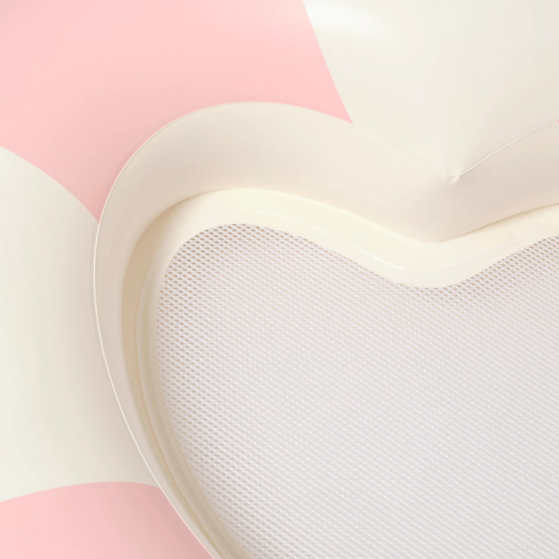 SunnyLife-Pool Ring, Luxe- Stole My Heart, Pink Stripe-Swanky Boutique Malta 