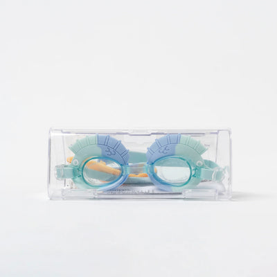 SunnyLife-Swim Goggles (3-6 Years) - Finn the Fish- Aqua Blue-Swanky Boutique Malta 