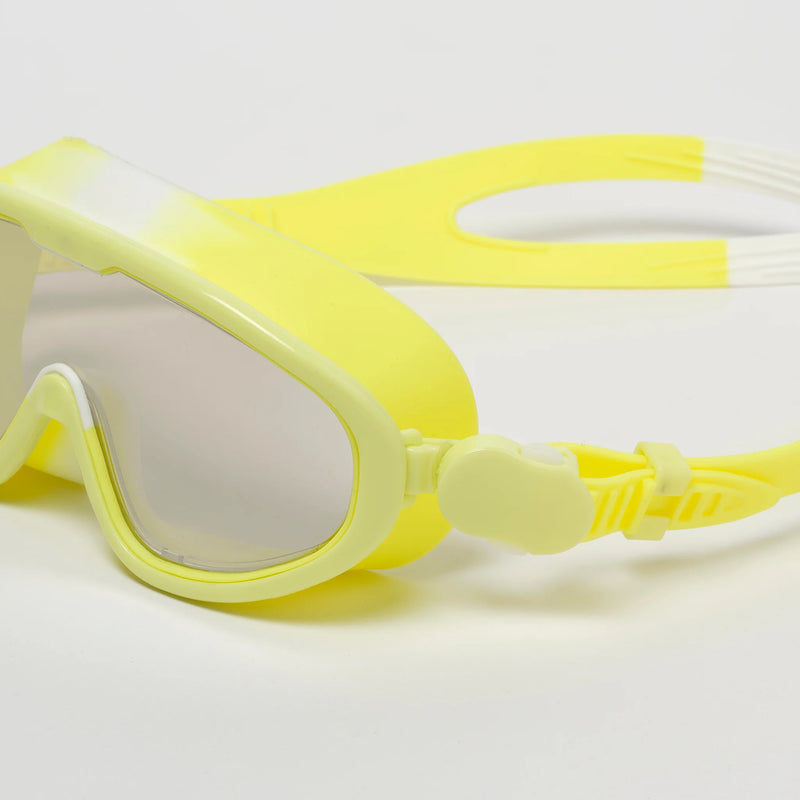 SunnyLife-Swim Mask (3-6 Years) - Salty the Shark Neon Yellow-Swanky Boutique Malta 