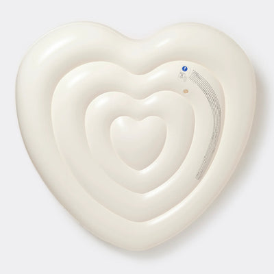 SunnyLife-Twin Lie-On Float - Stole My Heart,Pink Stripe-Swanky Boutique Malta