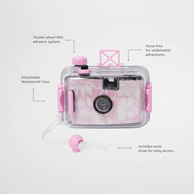 SunnyLife-Underwater Camera - Stole my Heart Pink Floral-Swanky Boutique Malta 