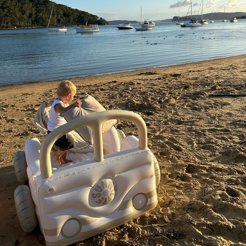 Kids Sleepover Bed - Summer Van Sand