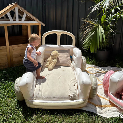 Kids Sleepover Bed - Summer Van Sand