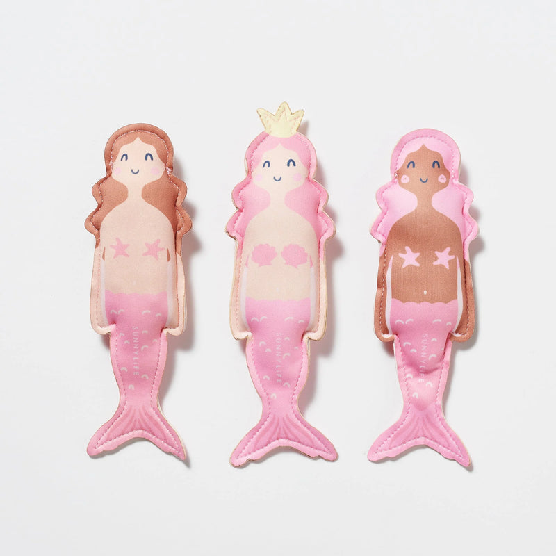 Dive Buddies, 3-Pack - Ocean Treasure Rose Mermaids
