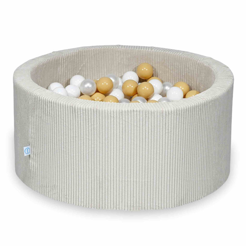 Swanky Boutique Beige Corduroy Ball Pit