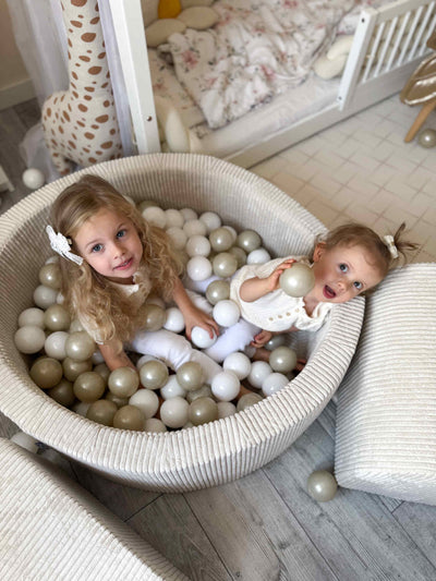 Swanky Boutique Beige Corduroy Ball Pit