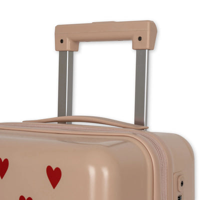 Konges Sloejd - travel suitcase - hearts- Swanky Boutique