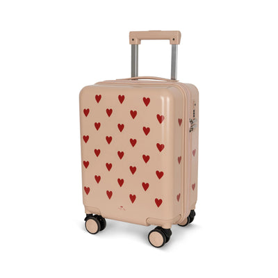 Konges Sloejd - travel suitcase - hearts- Swanky Boutique