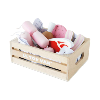 Le Toy Van Butchers Meat Wooden Market Crate - Swanky Boutique 