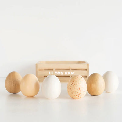 Le Toy Van - Eggs Half Dozen Incl Crate - Swanky Boutique