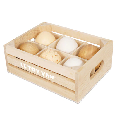 Le Toy Van - Eggs Half Dozen Incl Crate - Swanky Boutique