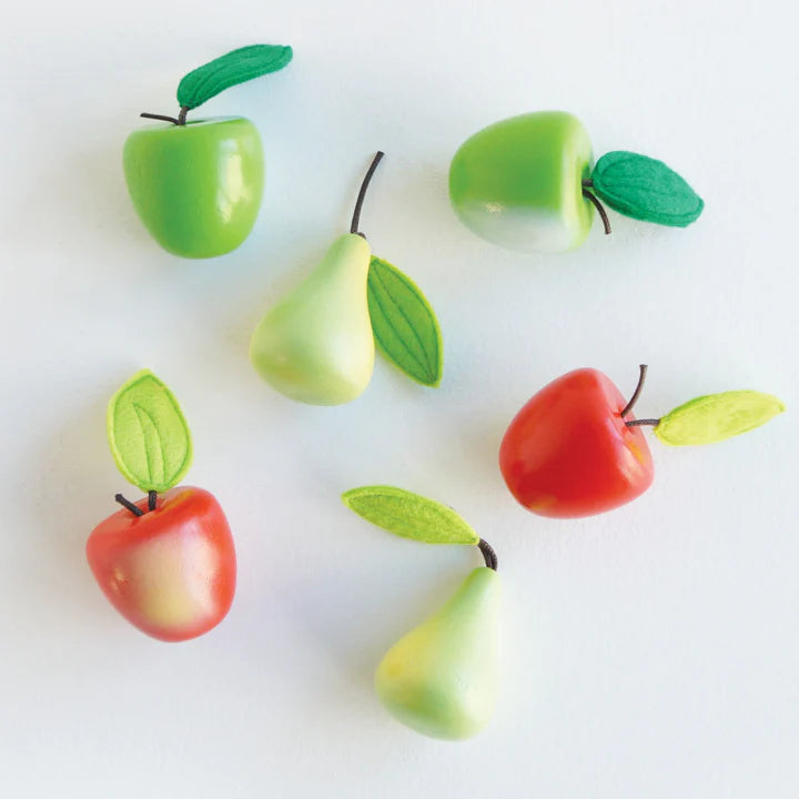 Le Toy Van Orchard Fruits Wooden Market Crate - Swanky Boutique