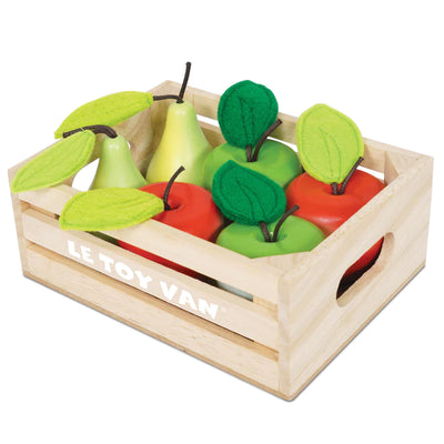 Le Toy Van Orchard Fruits Wooden Market Crate - Swanky Boutique