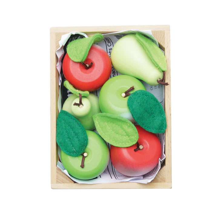 Le Toy Van - Orchard Fruits Wooden Market Crate- Swanky Boutique