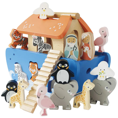 Le Toy Van - Noah's Ark & Animals Shape Sorter - Swanky Boutique 