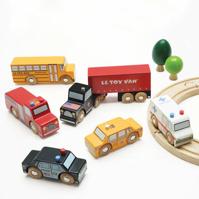 Le Toy Van - The New York Car Set 6 Cars - Swanky Boutique
