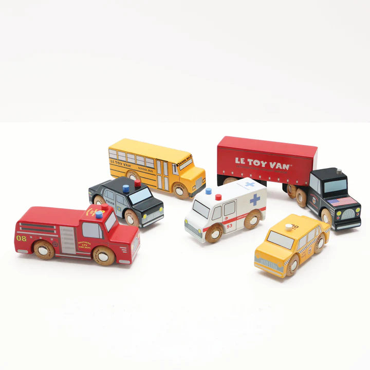 Le Toy Van - The New York Car Set 6 Cars - Swanky Boutique