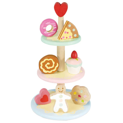 Le Toy Van - 3 Tier Cake Stand Incl 7 Cakes - Swanky Boutique