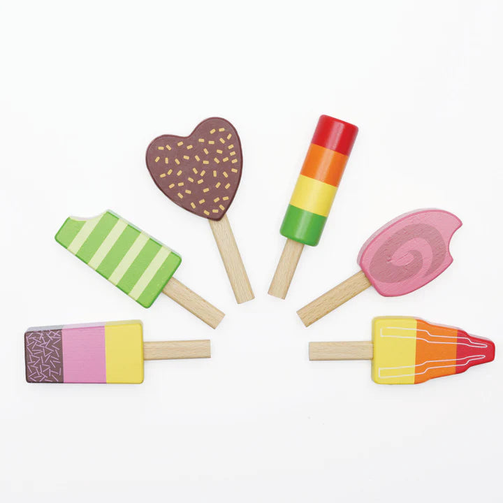 Le Toy Van - Wooden Ice Lollies & Popsicles Set of 6 - Swanky Boutique