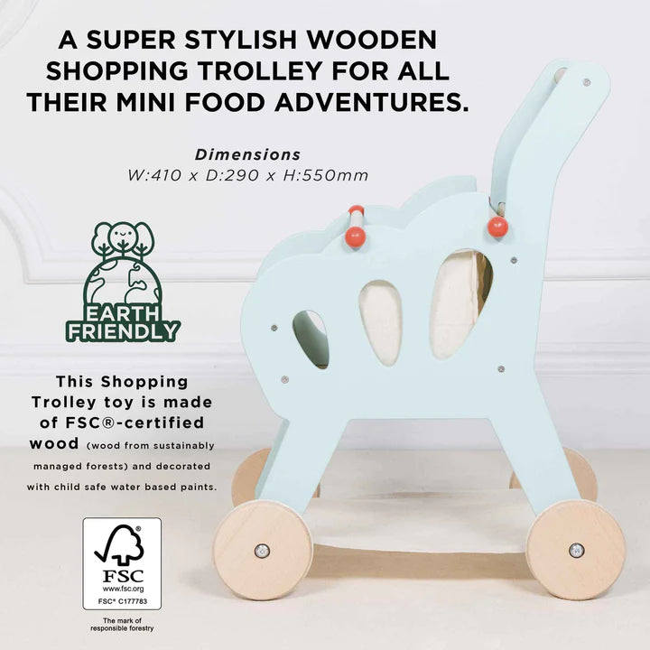 Le Toy Van - Shopping Grocery Trolley & Bag - Swanky Boutique