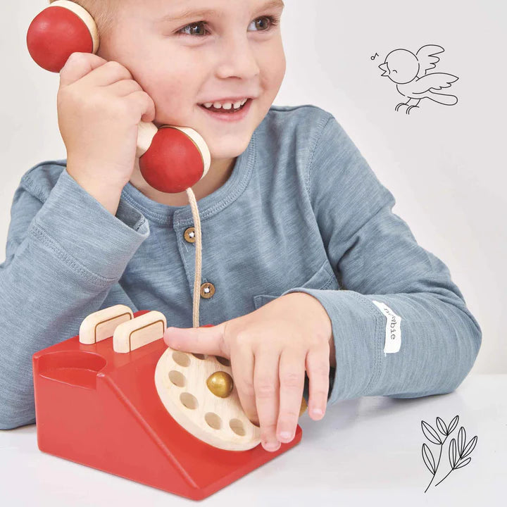 Le Toy Van - Vintage Wooden Phone - Swanky Boutique