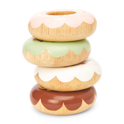 Le Toy Van - Wooden Doughnut Play Food Set- Swanky Boutique