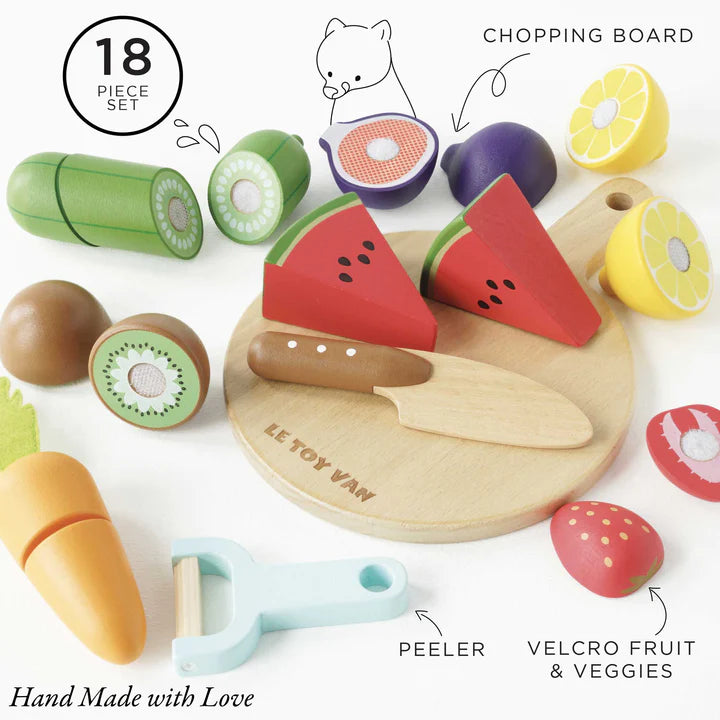 Le Toy Van - Chopping Board & Super Foods - Swanky Boutique 