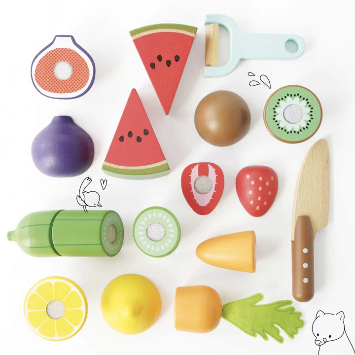 Le Toy Van - Chopping Board & Super Foods - Swanky Boutique 