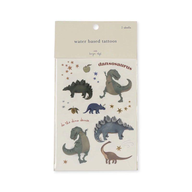 Konges Sloejd - Temporary Tattoos Pack of 30+ Dinosaurs Ciel Etoile - Swanky Boutique