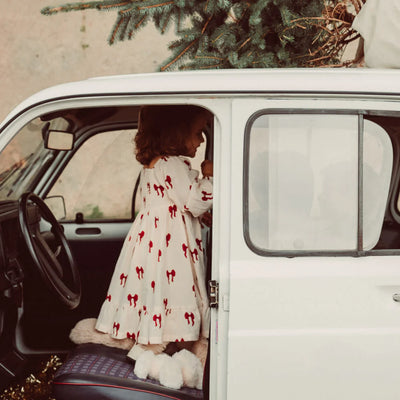 That's Mine - Dress, Sarah - Rouge Boucle - Swanky Boutique Malta 