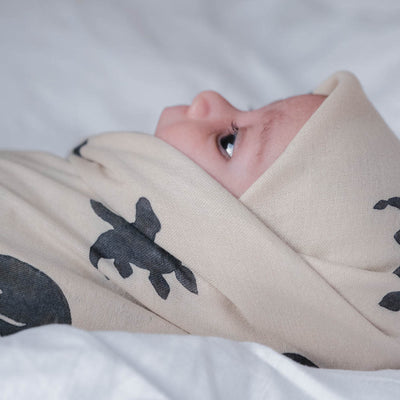 That's Mine - Swaddle, Muslin - Mono Dino - Swanky Boutique Malta 