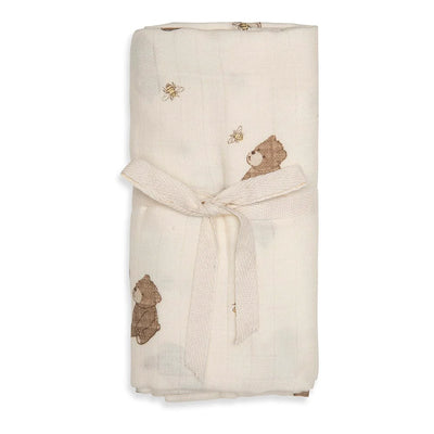 That's Mine Jana muslin swaddle - Bees and bears - Swanky Boutique