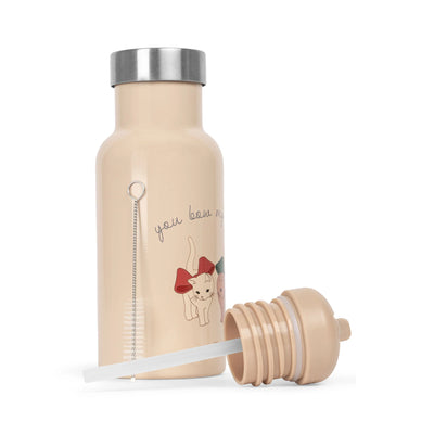 Konges Sloejd - Thermo Bottle 350ml Bow Kitty - Swanky Boutique