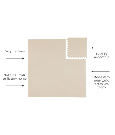 Classic Foam Playmats | Clay (131x131cm)