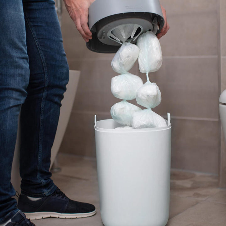 Diaper Bin, Twist Click White – Swanky Boutique