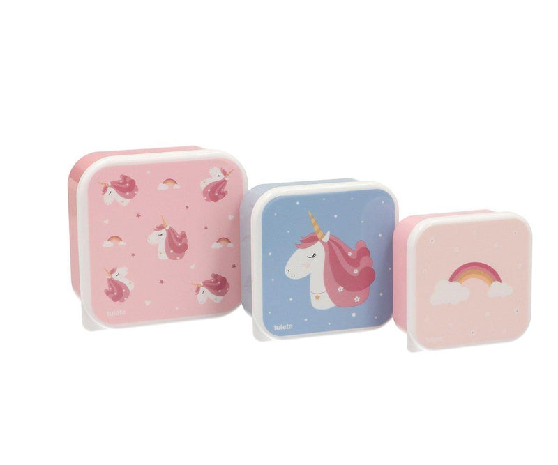 Tutete 3 Lunchboxes Magical Unicorn - Swanky Boutique