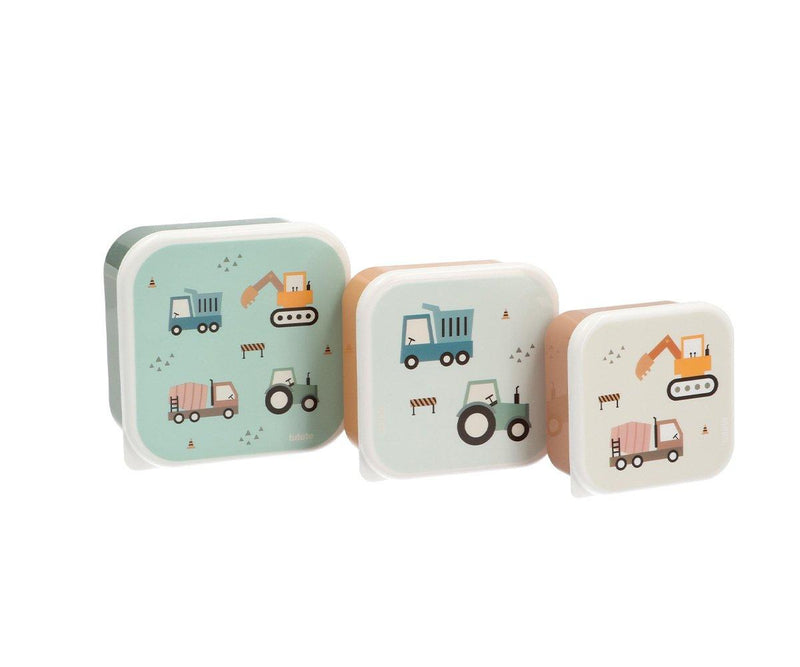 Tutete 3 Lunchboxes Trucks - Swanky Boutique