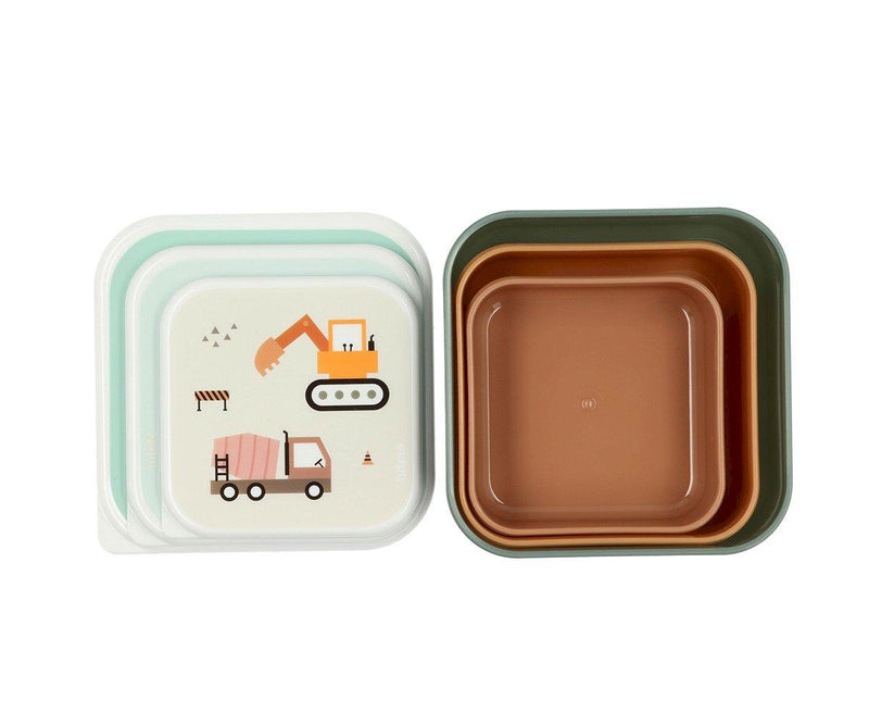Tutete 3 Lunchboxes Trucks - Swanky Boutique