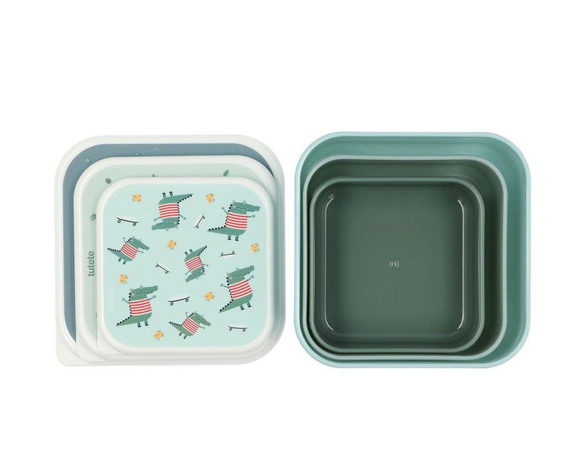 Tutete 3 Lunchboxes Croc - Swanky Boutique