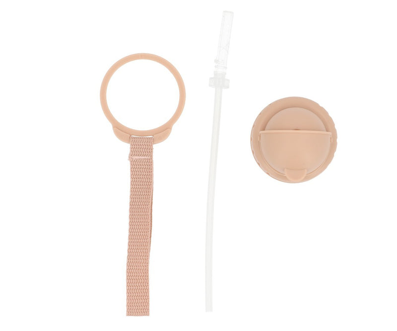 Straw Bottle, 500ml - Funny Letters
