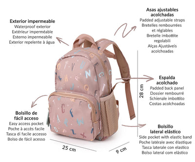 Backpack, Waterproof - Funny Letters