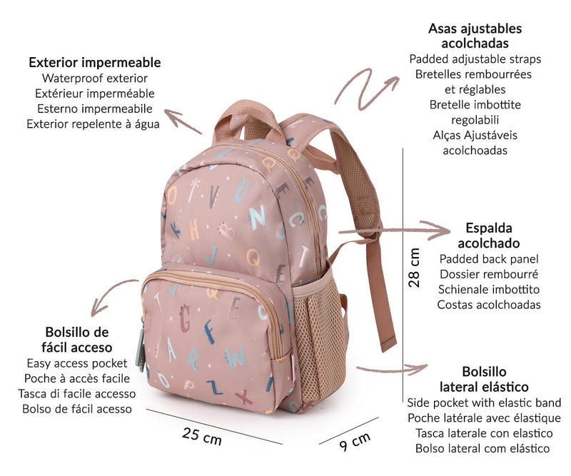 Backpack, Waterproof - Funny Letters