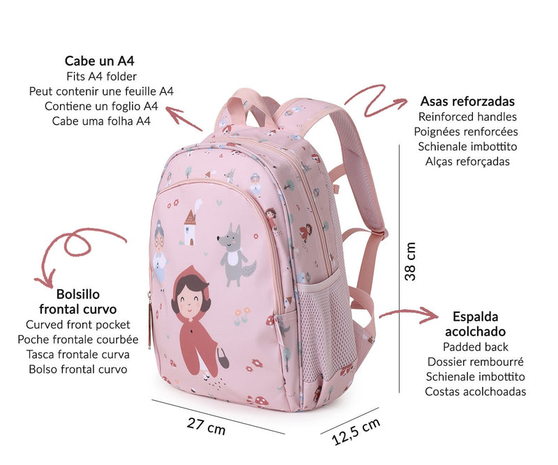 Tutete Little Red Medium-Sized Backpack - Swanky Boutique Malta 